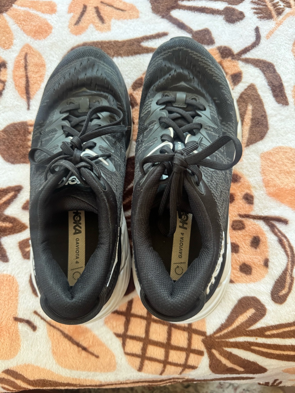 Hoka One One Gaviota 4 Women’s Stability Running Shoes - Black and Grey size 8